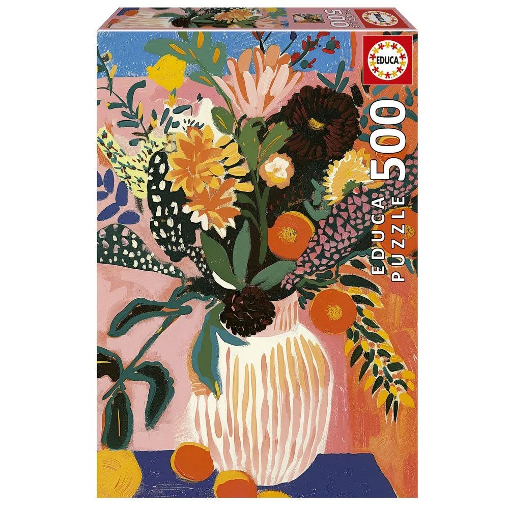 Pusle "Boho Bloom" 500 tk-w008 WHSX Jigsaw Puzzles-Brain Games OÜ