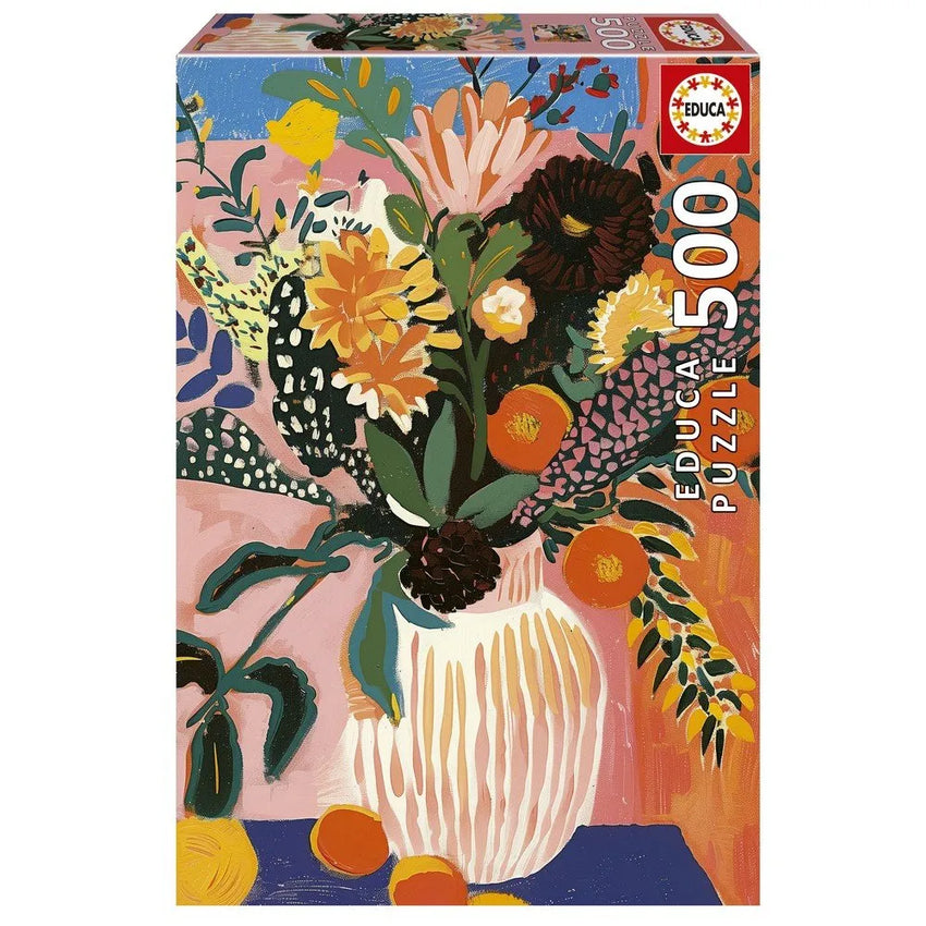 Pusle "Boho Bloom" 500 tk-w008 WHSX Jigsaw Puzzles-Brain Games OÜ