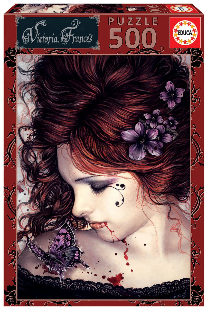 Pusle "Butterfly, Victoria Francés" 500 tk-w008 WHSX Jigsaw Puzzles-Brain Games OÜ