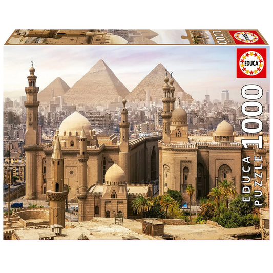 Pusle "Cairo, Egypt" 1000 tk-w008 WHSX Jigsaw Puzzles-Brain Games OÜ