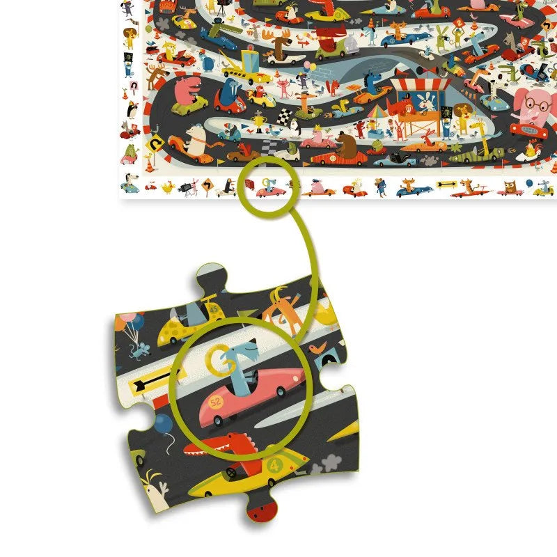 Pusle "Car rally" 54 tk-011 Creativity & Brain Teasers-Brain Games OÜ