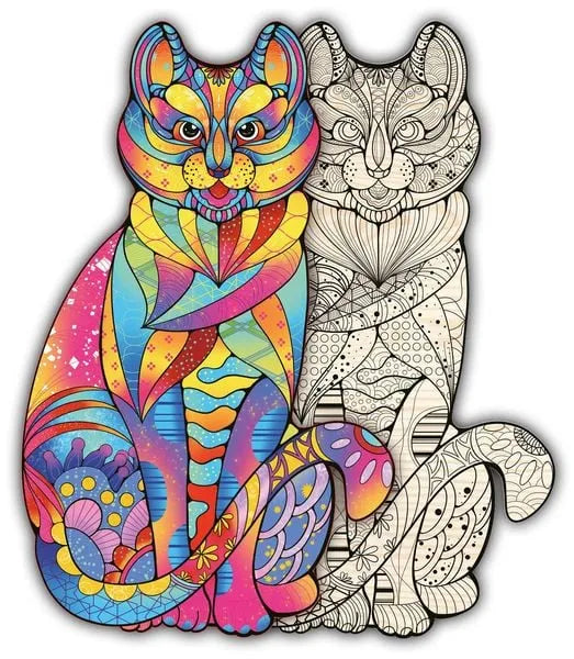 Pusle "Cat" 2 in 1, 160 tk-108 Jigsaw Puzzles-Brain Games OÜ