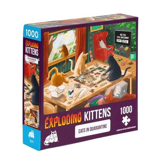 Pusle "Cats in quarantine" 1000 tk-w008 WHSX Jigsaw Puzzles-Brain Games OÜ