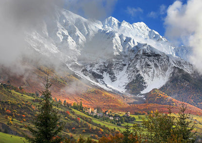 Pusle "Caucasus Mountains, Georgia" 1000 tk-w108 WHS Jigsaw Puzzles-Brain Games OÜ