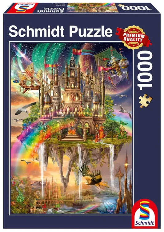 Pusle "City in the sky" 1000 tk-w008 WHSX Jigsaw Puzzles-Brain Games OÜ