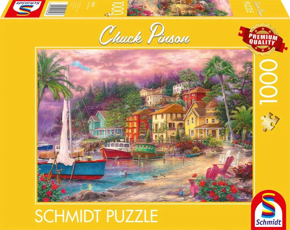 Pusle "Coastal charm" 1000 tk-w008 WHSX Jigsaw Puzzles-Brain Games OÜ