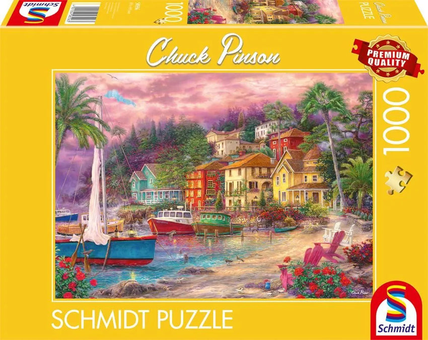 Pusle "Coastal charm" 1000 tk-w008 WHSX Jigsaw Puzzles-Brain Games OÜ