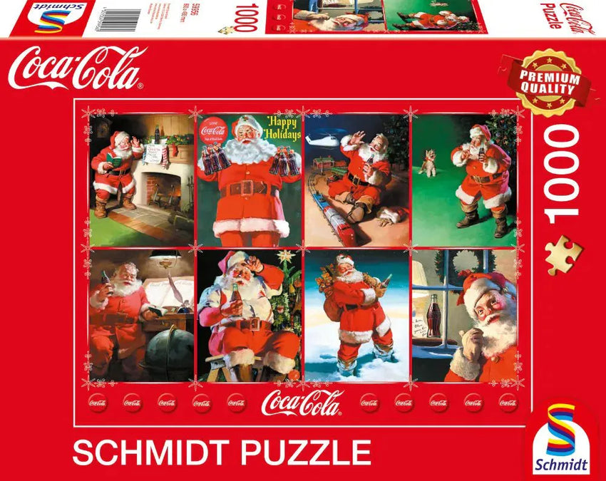 Pusle "Coca Cola - Santa Claus" 1000 tk-w008 WHSX Jigsaw Puzzles-Brain Games OÜ