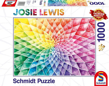 Pusle "Colourful flower" 1000 tk-w008 WHSX Jigsaw Puzzles-Brain Games OÜ