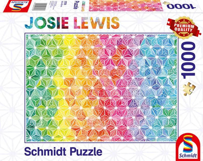 Pusle "Colourful triangles" 1000 tk-w008 WHSX Jigsaw Puzzles-Brain Games OÜ