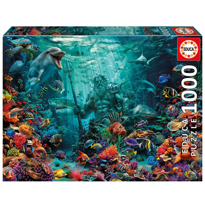 Pusle "Coral Reef Poseidon" 1000 tk-w008 WHSX Jigsaw Puzzles-Brain Games OÜ