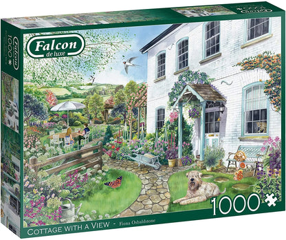 Pusle "Cottage with a View" 1000 tk-108 Jigsaw Puzzles-Brain Games OÜ
