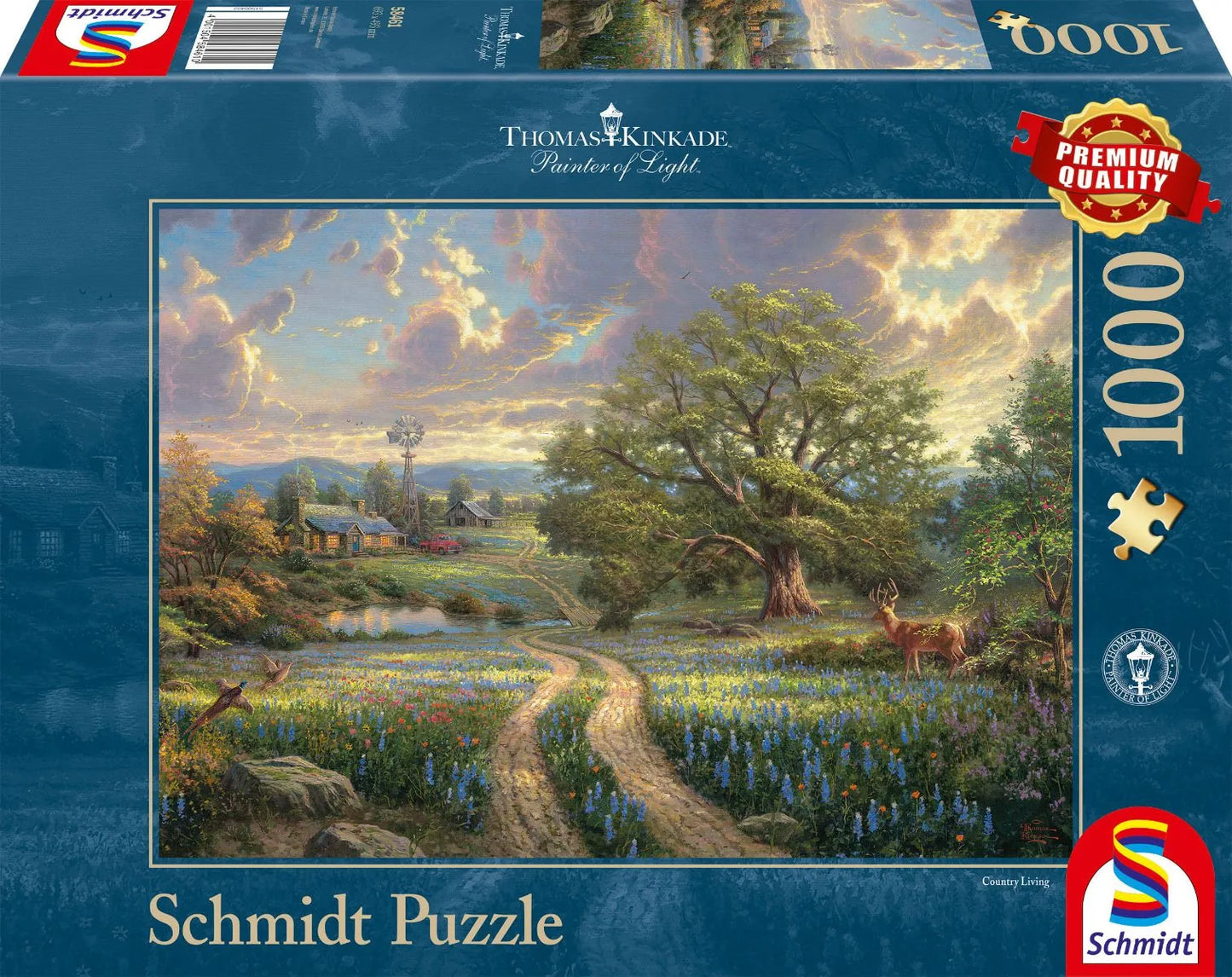 Pusle "Country Living" 1000 tk-w008 WHSX Jigsaw Puzzles-Brain Games OÜ