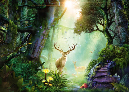 Pusle "Deer in the Forest" 1000 tk-w008 WHSX Jigsaw Puzzles-Brain Games OÜ