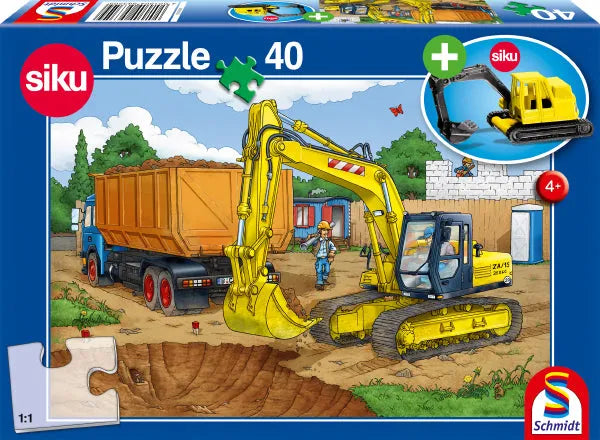 Pusle "Digger" 40 tk-w008 WHSX Jigsaw Puzzles-Brain Games OÜ