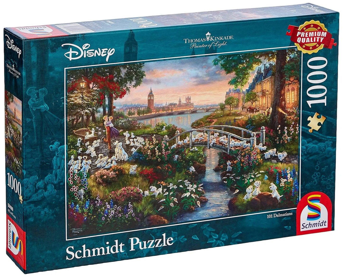 Pusle "Disney, 101 Dalmatians" 1000 tk-w008 WHSX Jigsaw Puzzles-Brain Games OÜ