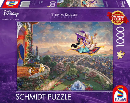 Pusle "Disney, Aladdin" 1000 tk-w008 WHSX Jigsaw Puzzles-Brain Games OÜ