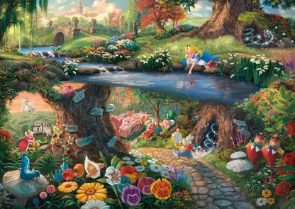 Pusle "Disney, Alice in Wonderland" 1000 tk-w008 WHSX Jigsaw Puzzles-Brain Games OÜ