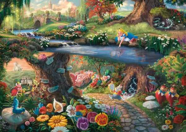 Pusle "Disney, Alice in Wonderland" 1000 tk-w008 WHSX Jigsaw Puzzles-Brain Games OÜ
