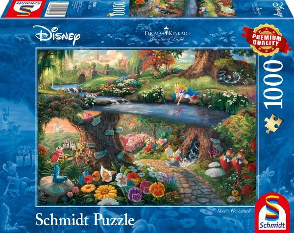 Pusle "Disney, Alice in Wonderland" 1000 tk-w008 WHSX Jigsaw Puzzles-Brain Games OÜ