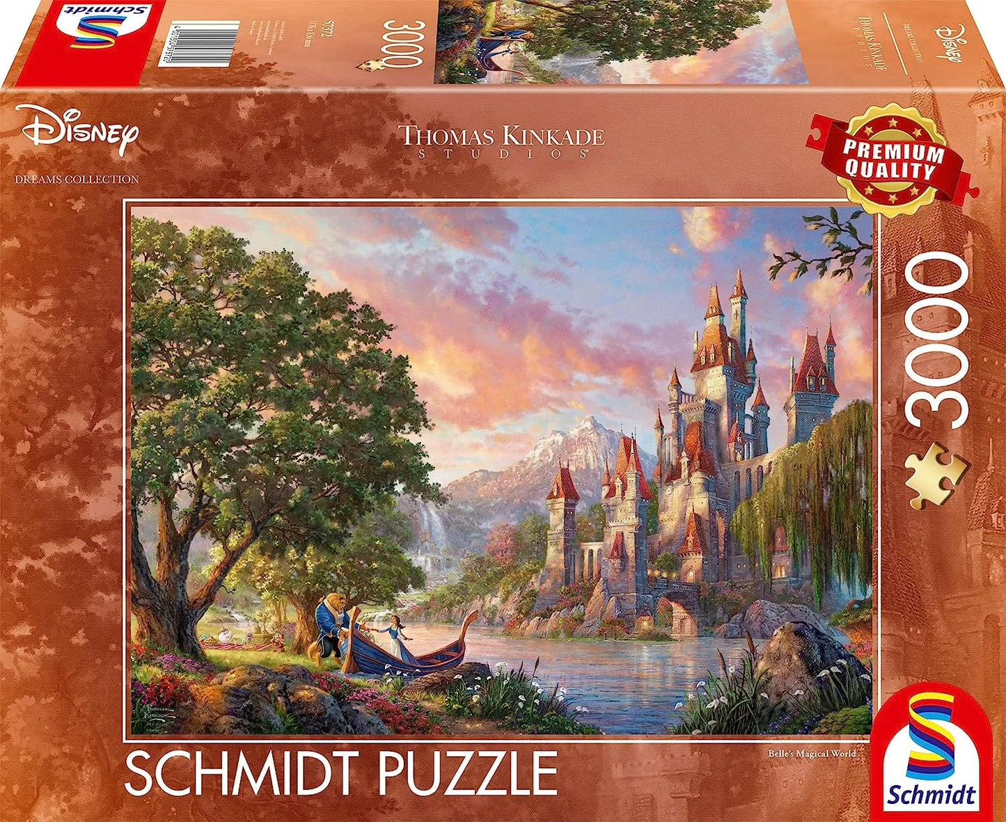 Pusle "Disney, Belle's Magical World" 3000 tk-w008 WHSX Jigsaw Puzzles-Brain Games OÜ