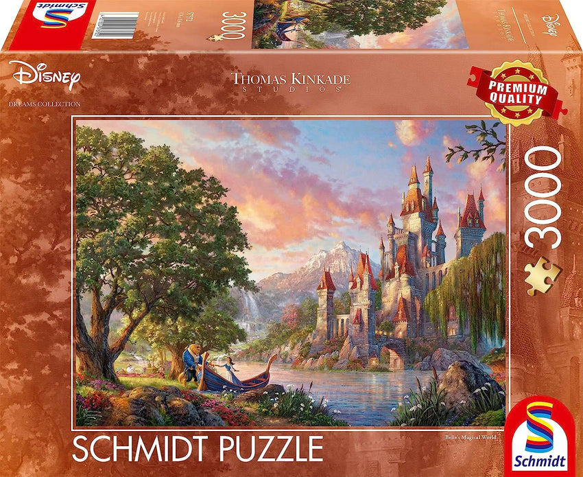 Pusle "Disney, Belle's Magical World" 3000 tk-w008 WHSX Jigsaw Puzzles-Brain Games OÜ
