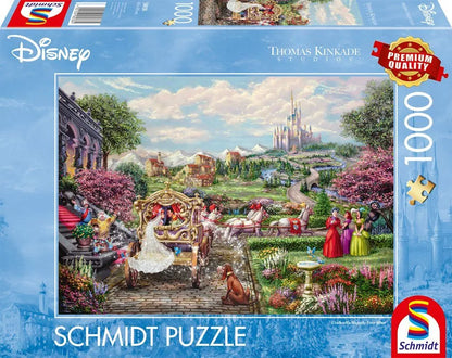 Pusle "Disney, Cinderella Happily Ever After" 1000 tk-w008 WHSX Jigsaw Puzzles-Brain Games OÜ