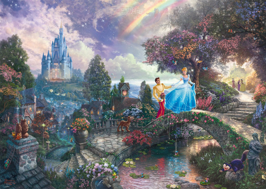 Pusle "Disney Cinderella Wishes Upon A Dream" 1000 tk-w008 WHSX Jigsaw Puzzles-Brain Games OÜ