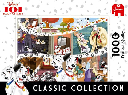 Pusle "Disney Classic Collection 101 Dalmatians" 1000 tk-108 Jigsaw Puzzles-Brain Games OÜ