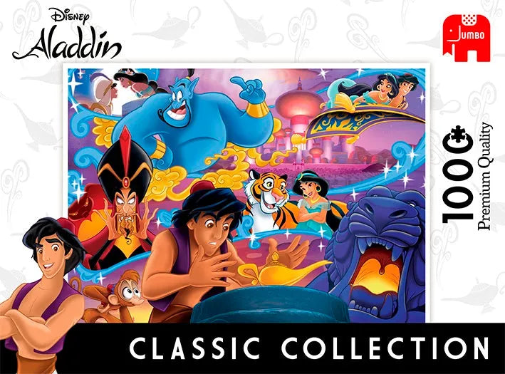 Pusle "Disney Classic Collection Aladdin" 1000 tk-108 Jigsaw Puzzles-Brain Games OÜ
