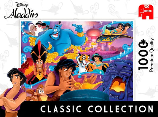 Pusle "Disney Classic Collection Aladdin" 1000 tk-108 Jigsaw Puzzles-Brain Games OÜ