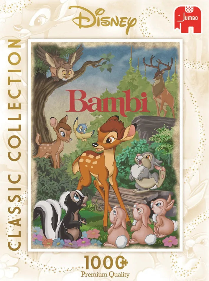 Pusle "Disney Classic Collection Bambi" 1000 tk-108 Jigsaw Puzzles-Brain Games OÜ