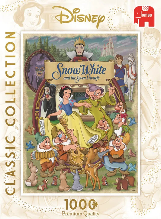 Pusle "Disney Classic Collection Snow White" 1000 tk-108 Jigsaw Puzzles-Brain Games OÜ