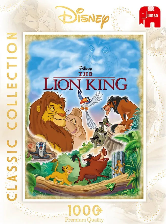 Pusle "Disney Classic Collection The Lion King" 1000 tk-108 Jigsaw Puzzles-Brain Games OÜ