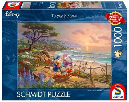 Pusle "Disney, Donald and Daisy A Duck Day Afternoon" 1000 tk-w008 WHSX Jigsaw Puzzles-Brain Games OÜ
