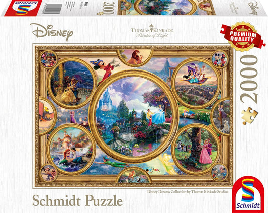 Pusle "Disney Dreams Collection" 2000 tk-w008 WHSX Jigsaw Puzzles-Brain Games OÜ