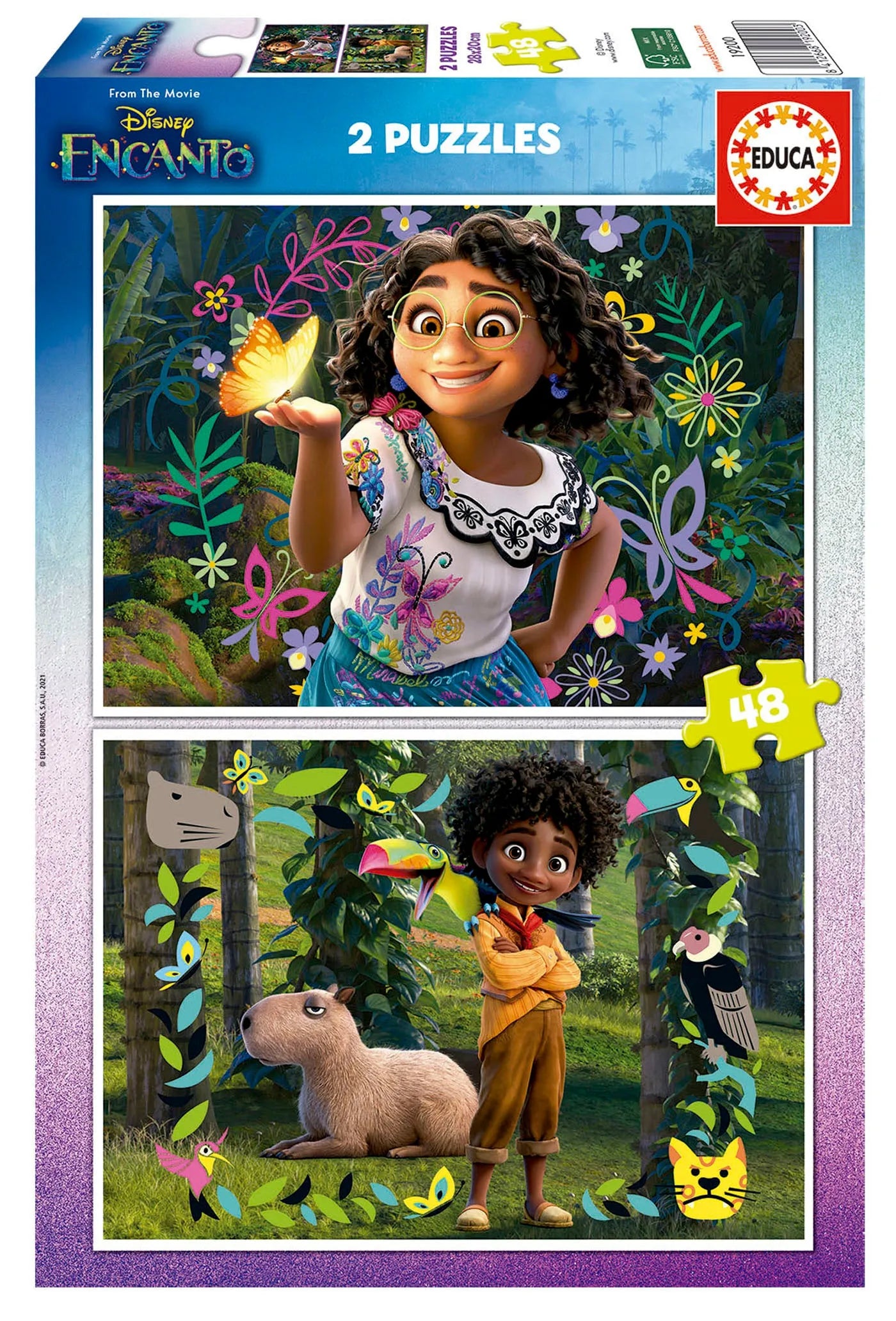 Pusle "Disney - Encanto" 2x48 tk-w008 WHSX Jigsaw Puzzles-Brain Games OÜ