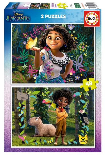Pusle "Disney - Encanto" 2x48 tk-w008 WHSX Jigsaw Puzzles-Brain Games OÜ