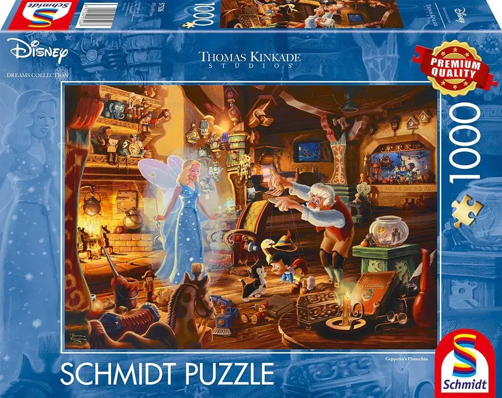 Pusle "Disney, Geppetto's Pinocchio" 1000 tk-w008 WHSX Jigsaw Puzzles-Brain Games OÜ