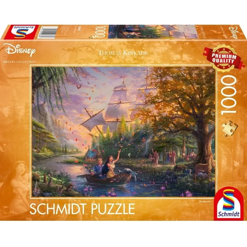 Pusle "Disney, Pocahontas" 1000 tk-w008 WHSX Jigsaw Puzzles-Brain Games OÜ