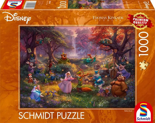 Pusle "Disney, Robin Hood" 1000 tk-w008 WHSX Jigsaw Puzzles-Brain Games OÜ