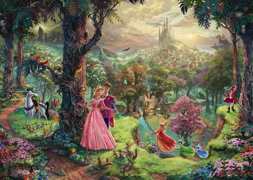 Pusle "Disney, Sleeping Beauty" 1000 tk-w008 WHSX Jigsaw Puzzles-Brain Games OÜ