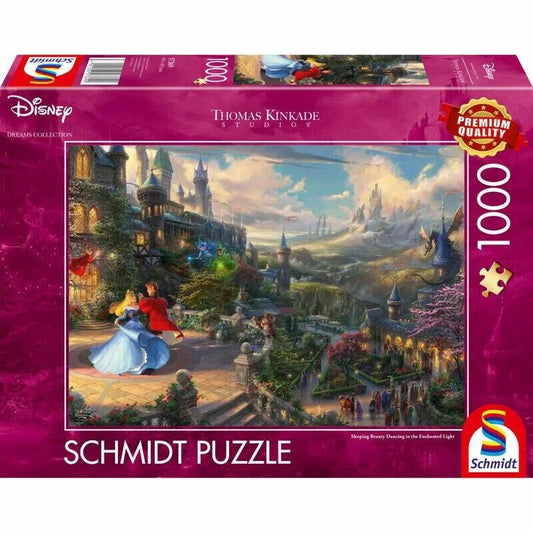 Pusle "Disney, Sleeping Beauty Dancing in The Enchanted Light" 1000 tk-w008 WHSX Jigsaw Puzzles-Brain Games OÜ