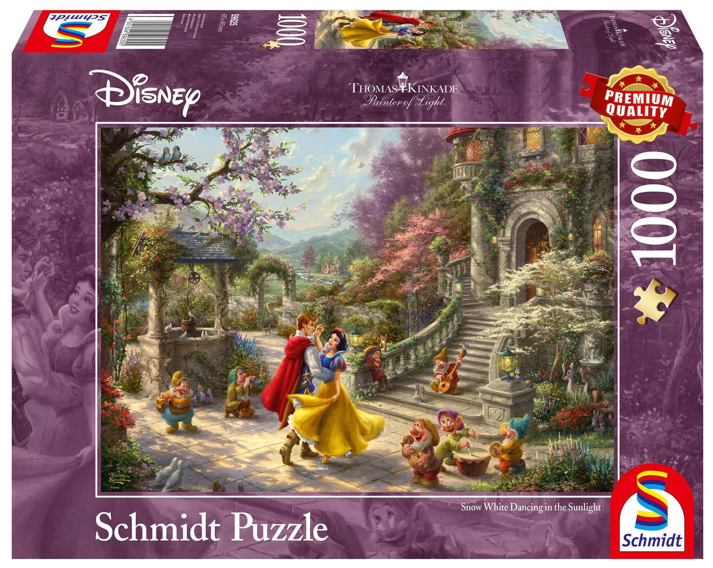 Pusle "Disney, Snow White Dancing in the Sunlight" 1000 tk-w008 WHSX Jigsaw Puzzles-Brain Games OÜ