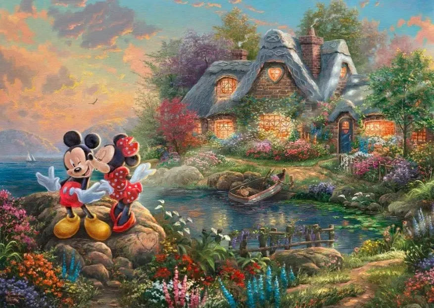 Pusle "Disney, Sweethearts Mickey & Minnie" 1000 tk-w008 WHSX Jigsaw Puzzles-Brain Games OÜ