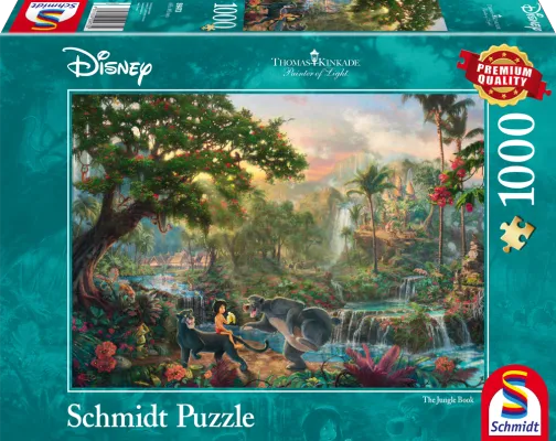 Pusle "Disney, The Jungle Book" 1000 tk-w008 WHSX Jigsaw Puzzles-Brain Games OÜ