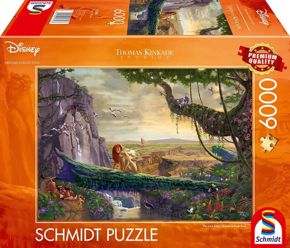 Pusle "Disney, The Lion King, Return to Pride Rock" 6000 tk-w008 WHSX Jigsaw Puzzles-Brain Games OÜ