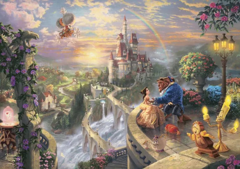 Pusle "Disney. Beauty and the Beast Falling in Love" 500 tk-w008 WHSX Jigsaw Puzzles-Brain Games OÜ