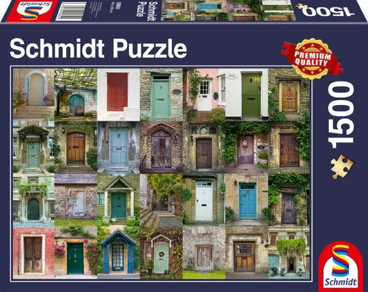 Pusle "Doors" 1500 tk-w008 WHSX Jigsaw Puzzles-Brain Games OÜ