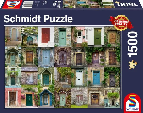 Pusle "Doors" 1500 tk-w008 WHSX Jigsaw Puzzles-Brain Games OÜ
